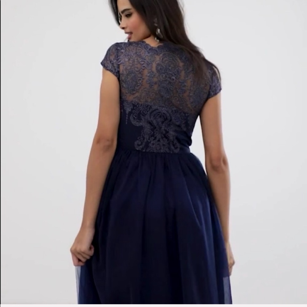 ASOS Navy Blue Prom Dress